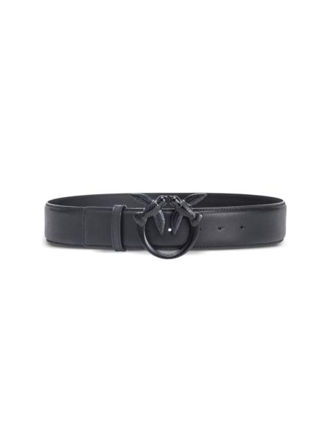 PINKO Love Berry H4 leather belt