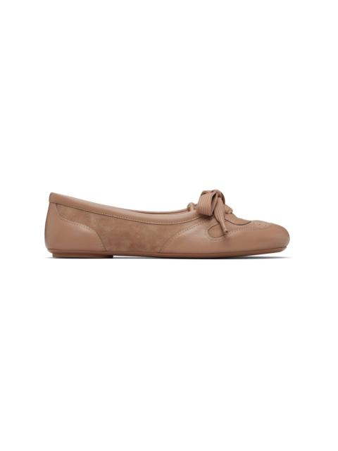 Gianvito Rossi Pink Vault Ballerina Flats