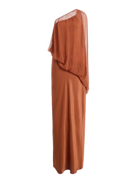THIRD FORM Exclusive Solstice One-Shoulder Satin Maxi Dress