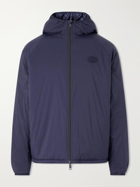 Burberry Logo-Appliquéd Shell Hooded Jacket