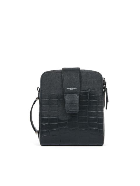 four-stitch leather shoulder bag