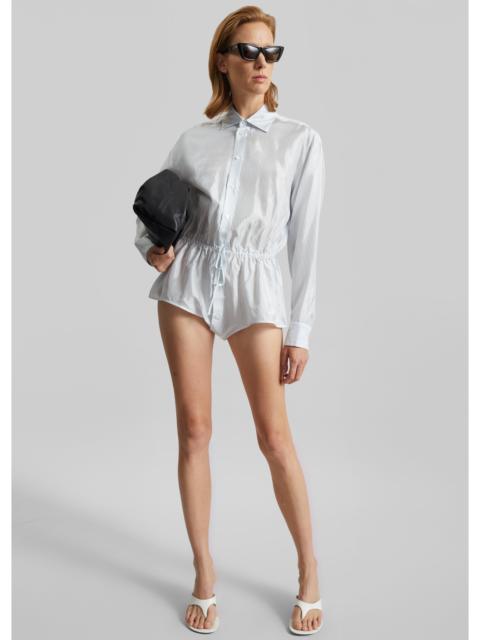 BETTTER Bettter Lining Shirt Tie Bodysuit - Multicolor