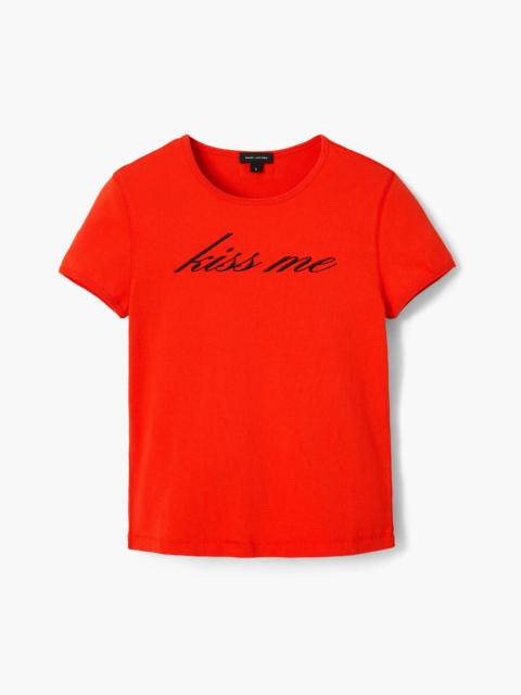 Marc Jacobs KISS ME SHRUNKEN TEE