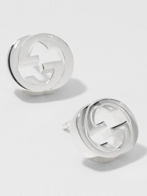 GUCCI Interlocking G Stud Earrings