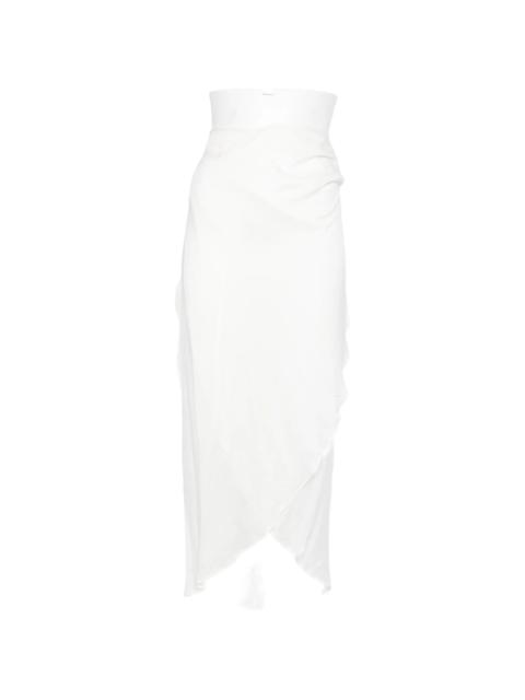 BONDI BORN® Bondi Born Ruffled Midi Skirt