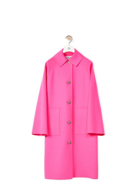 Loewe Neon coat in wool and cashmere
