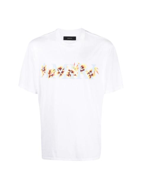 floral print T-shirt