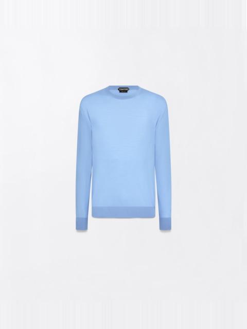 TOM FORD ULTRAFINE MERINO OVERSIZED CREW NECK.SWEATER