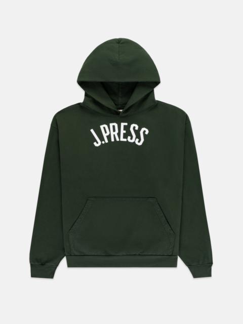 J. PRESS MADE-IN-USA DARK GREEN J. PRESS ARCH HOODIE