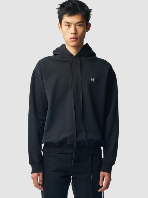Ann Demeulemeester Christoffel Standard Hoody With Holy Embroidery