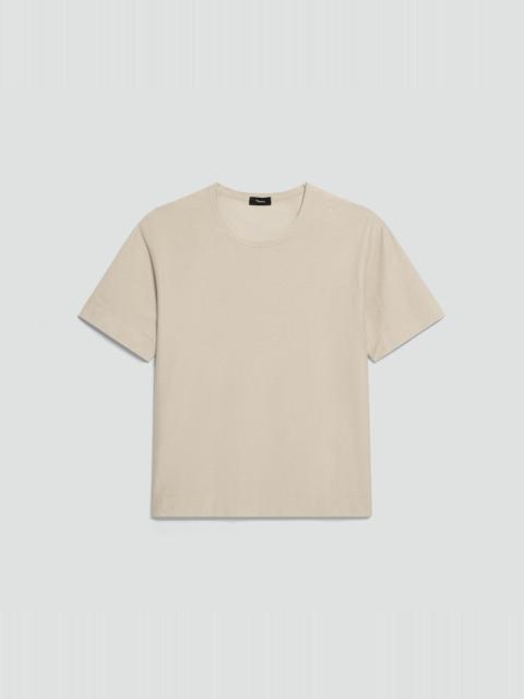 Theory Boxy Tee in Terry Cotton