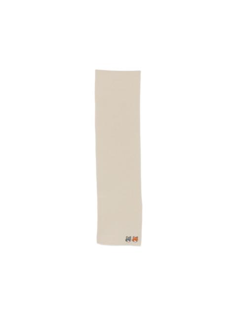 Maison Kitsuné double Fox Head patch scarf