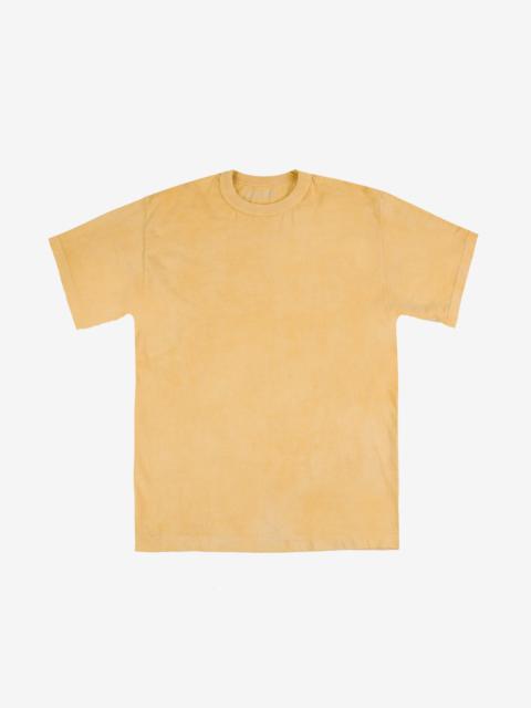 UTIL-HDYE-YEL UTILITEES - 5.5oz Loopwheel Crew Neck T-Shirt - Hand Dyed Yellow