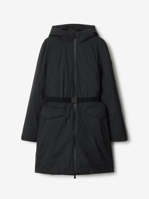 Burberry Mid-length Hooded Nylon Coat