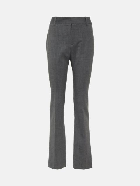 NILI LOTAN Evan wool-blend slim pants