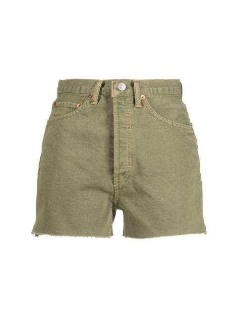 RE/DONE mid-rise cut-off shorts