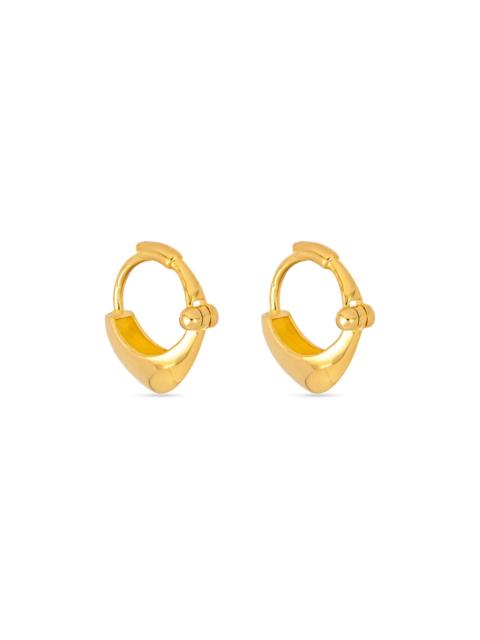STONE AND STRAND Small Second Hole Huggies