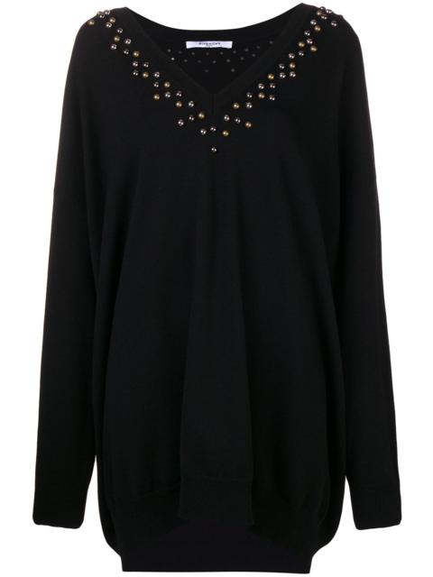 Givenchy embellished long-sleeve sweater