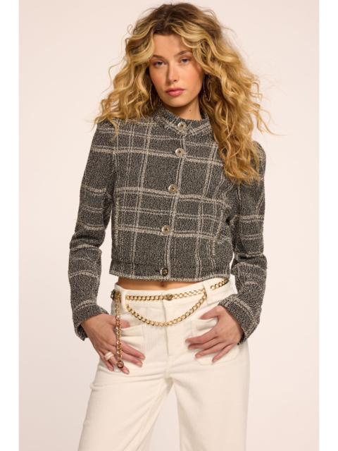 RAMY BROOK Gwen Printed Metallic Jacket