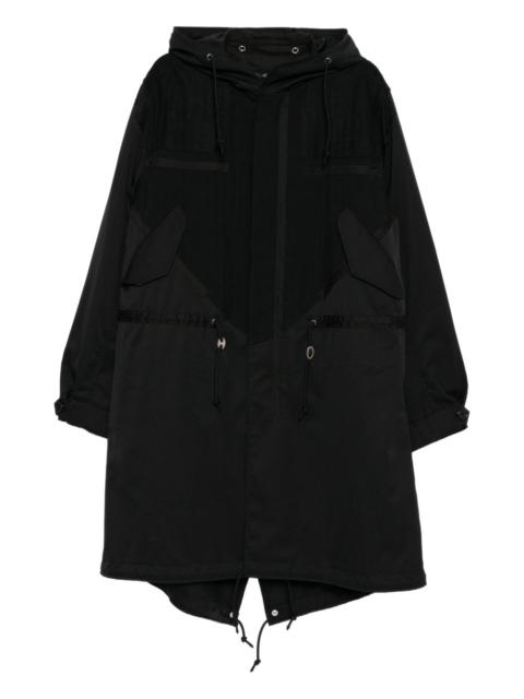 UNDERCOVER drawstring hooded coat