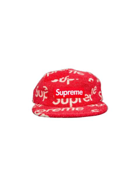 Supreme Harris Tweed Camp Cap Red Plaid NWT FW18 | eBay