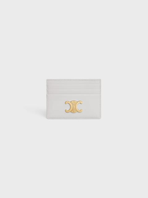 CELINE TRIOMPHE CARD HOLDER in Shiny calfskin