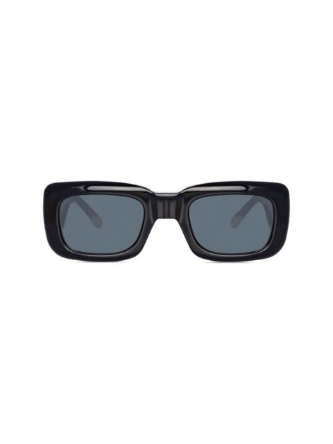 LINDA FARROW Marfa rectangle-frame sunglasses