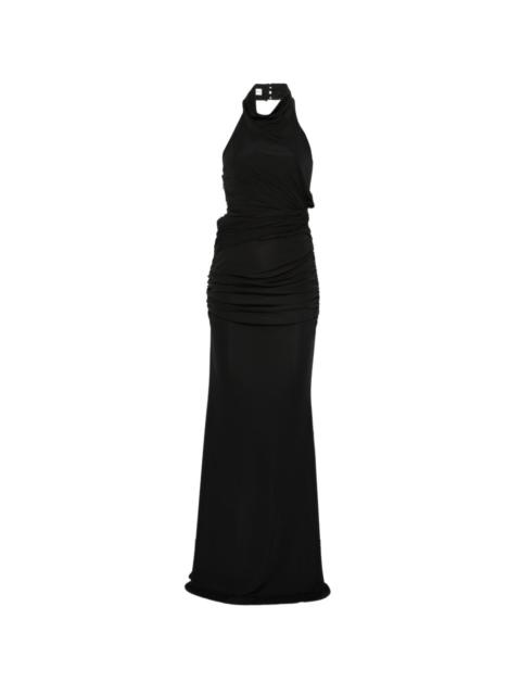 THE ANDAMANE Stella draped maxi dress