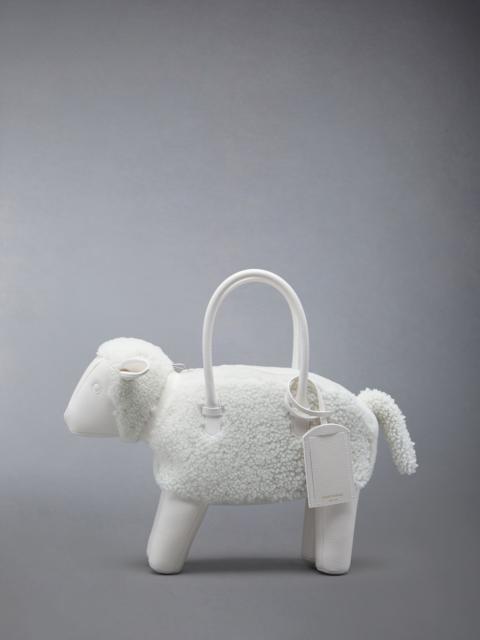 Thom Browne Sheep bag shearling tote bag