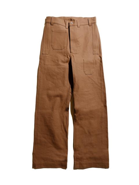 Warehouse & Co. Lot. JG-01 1910s Netmaker's Trousers Duck Brown