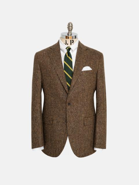 J. PRESS MADE-IN-CANADA BROWN DONEGAL TWEED SPORT COAT