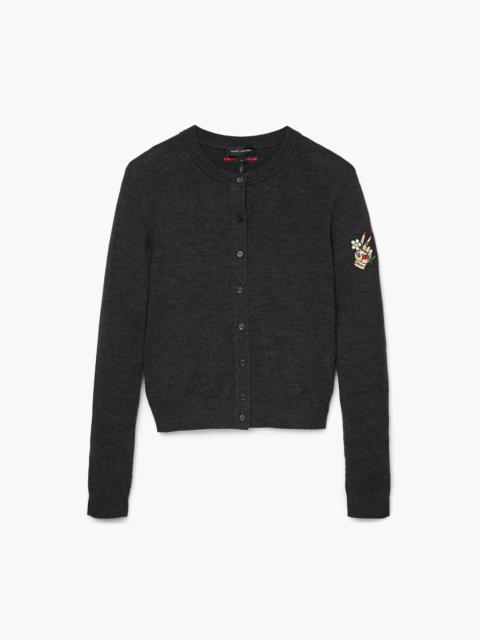 Marc Jacobs TATTOO PATCH CARDIGAN