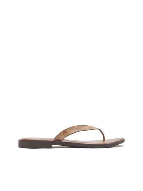 COACH monogram-print slide sandals