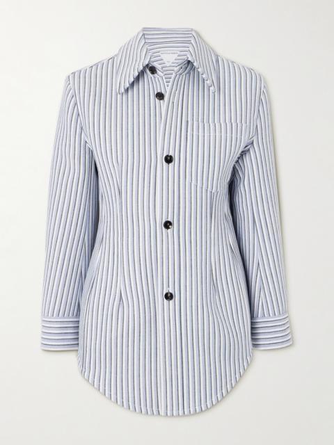 Bottega Veneta Striped Woven Jacket