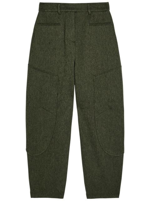 GANNI Ganni Mouline Cotton-blend Trousers