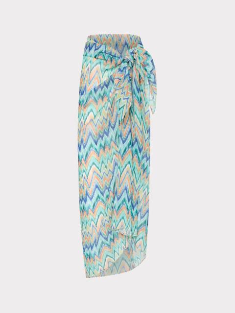 MILLY Tropical Chevron Sarong