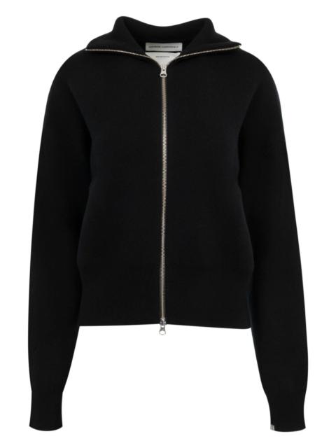 extreme cashmere zip-up sweatshirt