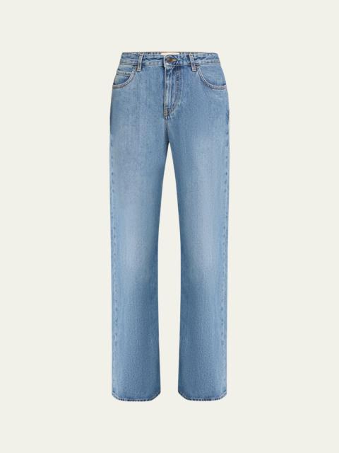 Eglitta Straight Leg Washed Jeans