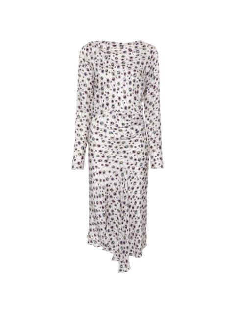 Isabel Marant fireworks-print asymmetric midi dress