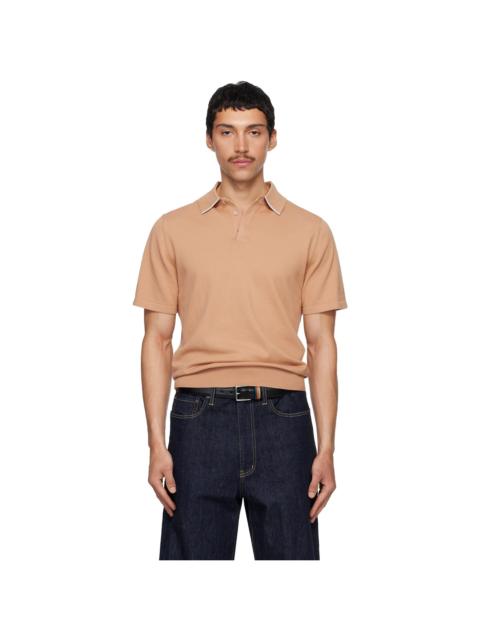 Paul Smith Tan Short Sleeve Polo