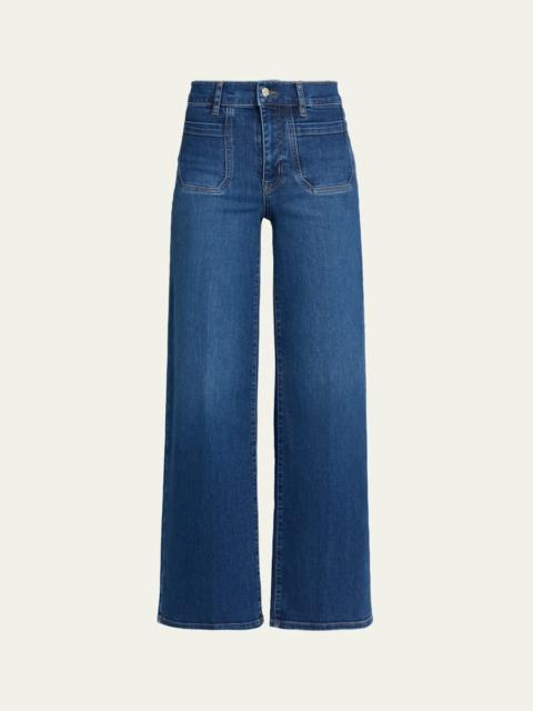 Le Slim Palazzo Modernist Pocket Jeans