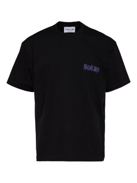 SOLID HOMME graphic-print T-shirt