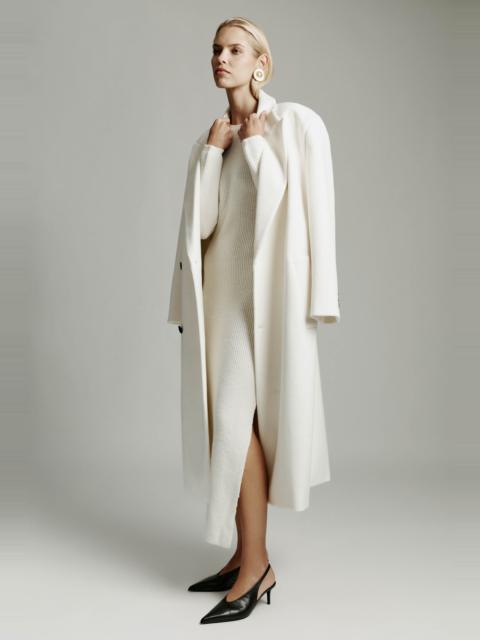 BARDOT Classic Oversized Coat In Ivory
