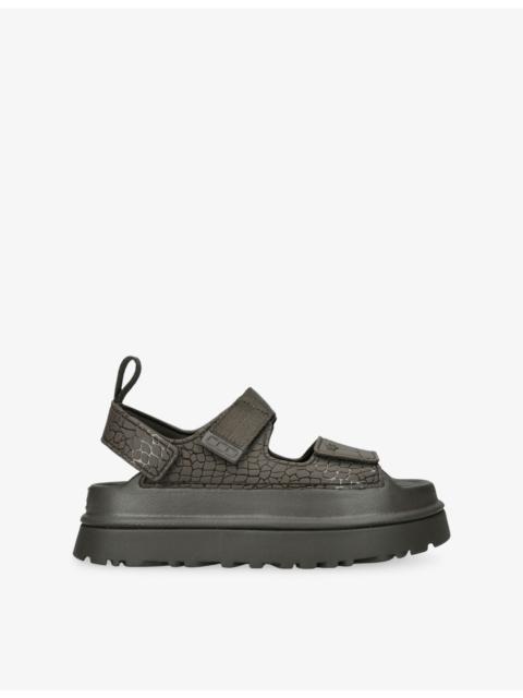 UGG GoldenGlow Embossed TPU Sandals