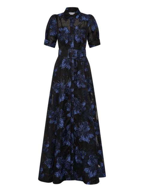 REBECCA VALLANCE Alexandra floral belted maxi dress