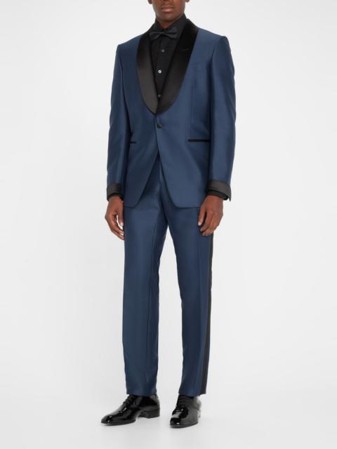 Men's Shelton Shawl-Lapel Twill Tuxedo