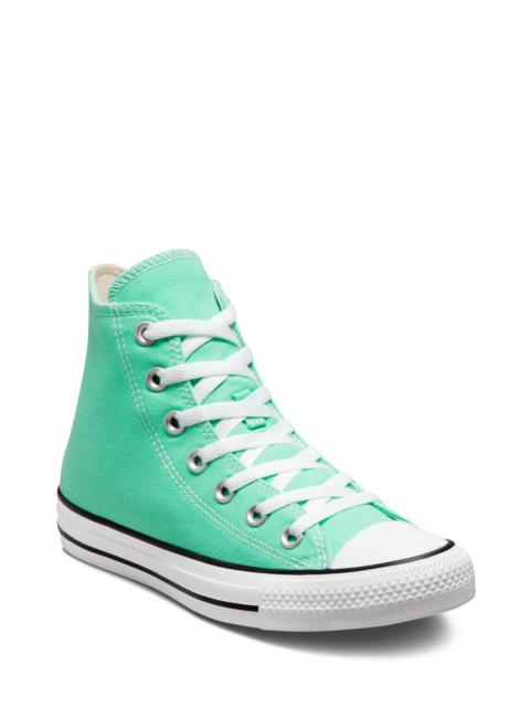 Chuck Taylor All Star High Top Sneaker in Cyber Teal/White/Black