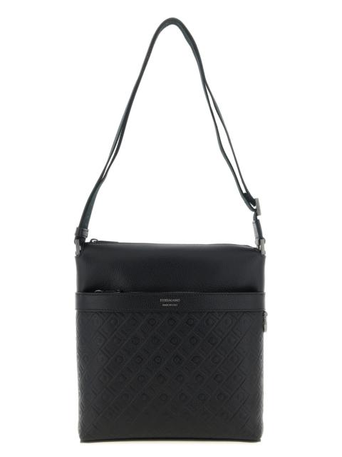 FERRAGAMO 'Ferragamo Monogram' Messenger Crossbody Bag