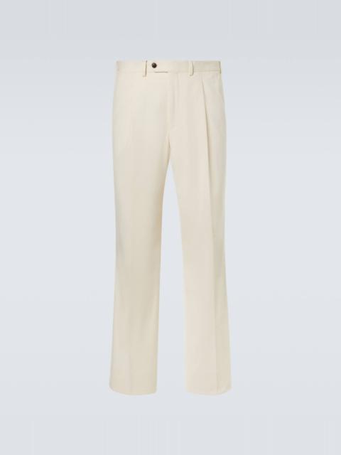 SAMAN AMEL Cotton straight pants