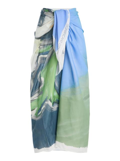 SIGNIFICANT OTHER Lulu Cotton Sarong Skirt multi